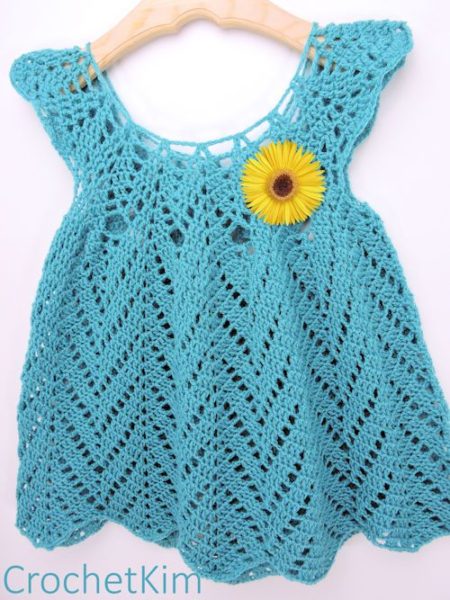 baby girl crochet dress pattern