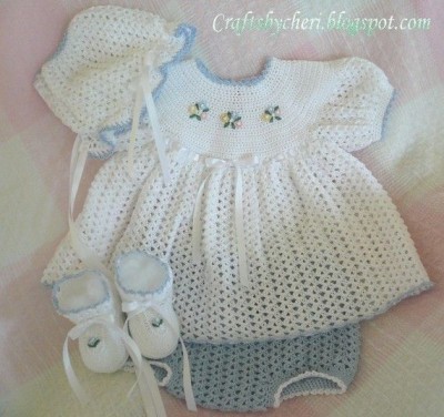 free crochet baby dress patterns