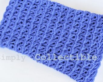 Broomstick Lace Baby Blanket Photo Tutorial