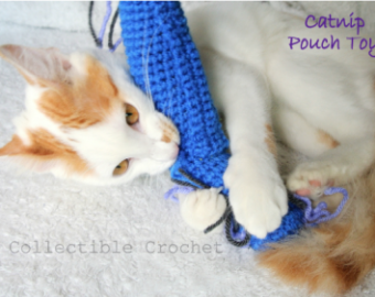 Catnip Pouch Cat Toy Crochet Pattern