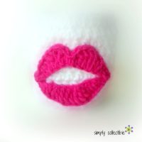 Perfect Lips Applique - free crochet pattern by Simply Collectible