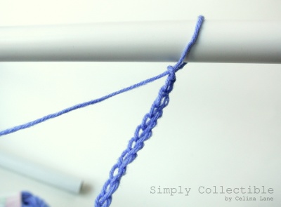 Broomstick Lace Baby Blanket Tutorial by Simply Collectible