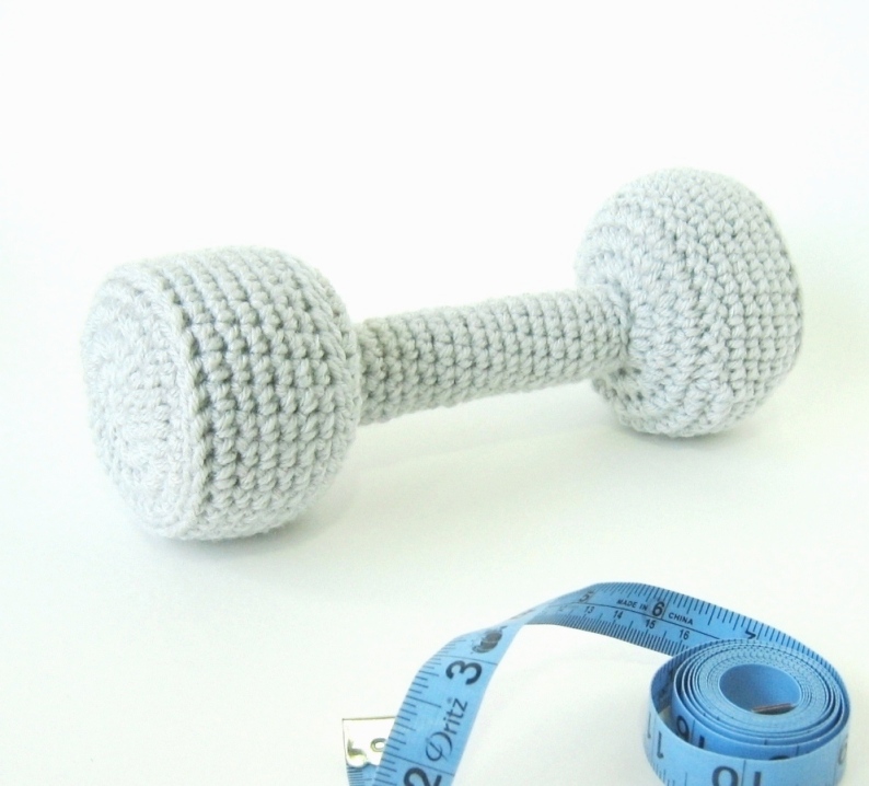 Dumbbells photo tutorial by Simply Collectible Crochet | This pattern & tutorial will be free by April 15th on my blog.simplycollectiblecrochet.com For the time being, all proceeds benefit my son's education and therapies. Thank you for your support!