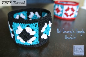 Not Granny's Bangle Bracelet | Free Tutorial by Celina Lane, SimplyCollectibleCrochet.com