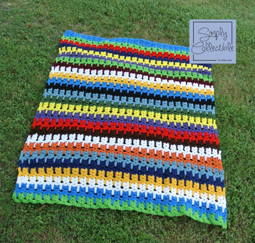 Kittens Blanket made by Simply Collectible | Original Designer is Unknown | Free Pattern is linked