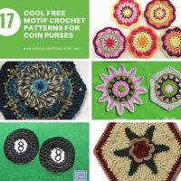 17 Cool Free Motif Crochet Patterns for Coin Purses