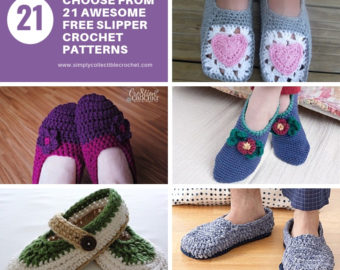 Choose from 21 Awesome Free Slipper Crochet Patterns