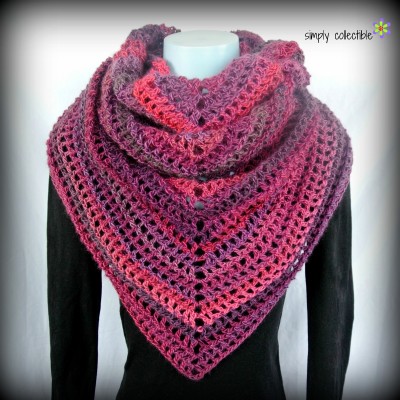 Coraline in the Wine Country, Shawl and Wrap free #crochet pattern by Celina Lane, Simply Collectible