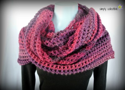 Coraline in the Wine Country, Shawl and Wrap free #crochet pattern by Celina Lane, Simply Collectible