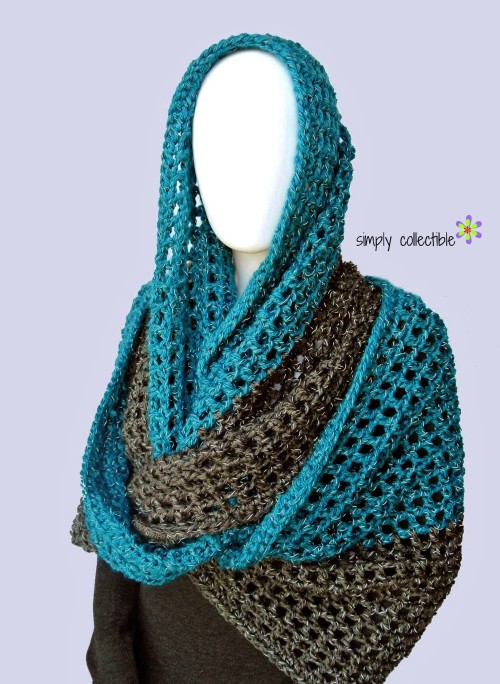 Coraline in Minden Oversized Cowl and Wrap free #crochet pattern by Celina Lane, Simply Collectible