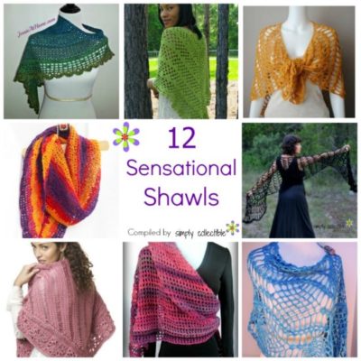 12 Sensational Shawl Crochet patterns - Simply Collectible