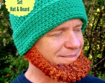 Irish Chin Beard Hat Set