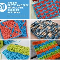 Over 20 Pretty and Free Washcloth Crochet Patterns