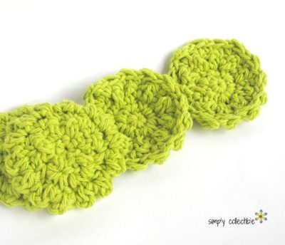 Round Cloths or Reusable Cotton Balls, Free #crochet Pattern - SimplyCollectibleCrochet.com 5