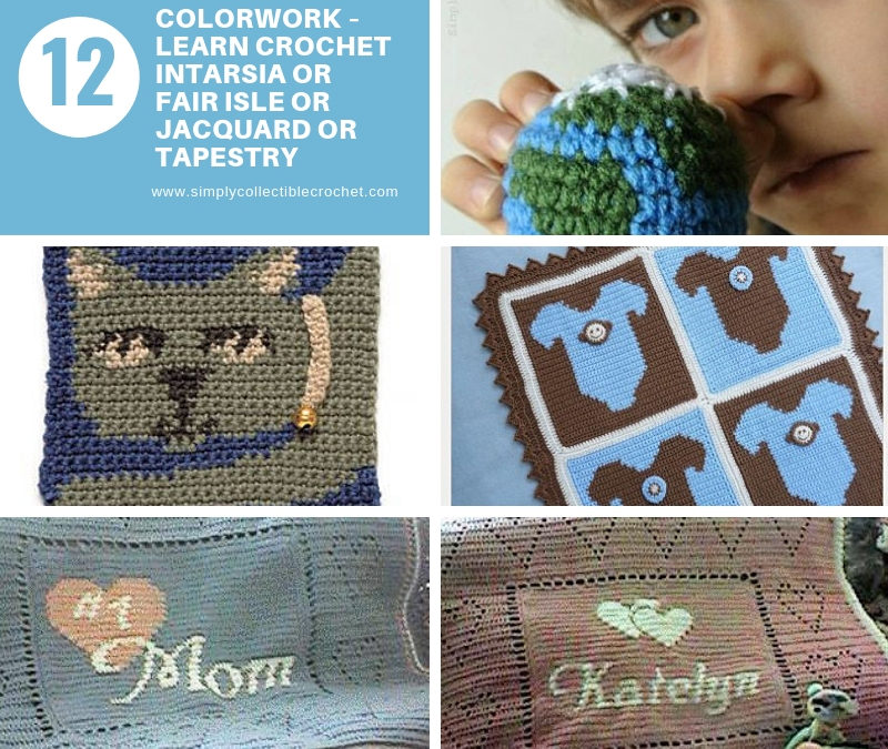 Colorwork – Learn Crochet Intarsia or Fair Isle or Jacquard or Tapestry
