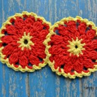 Firewheel Scrubbie free crochet pattern by Simply Collectible