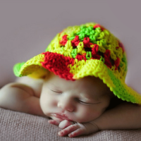Coraline’s Sun Hat free crochet pattern for Baby to Toddler