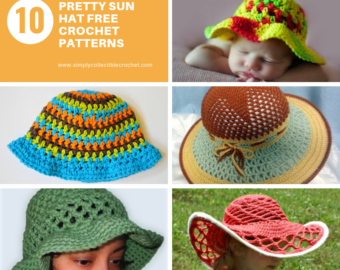10 Pretty Sun Hat free crochet patterns