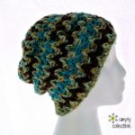 Desert Hope Slouch Beanie crochet pattern - Make it with or without a band! by Simply Collectible Crochet