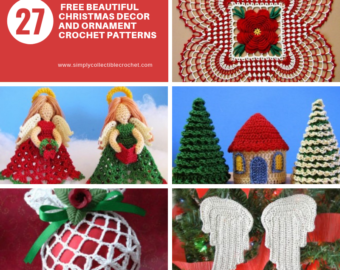 27 Free Beautiful Christmas Decor and Ornament Crochet Patterns