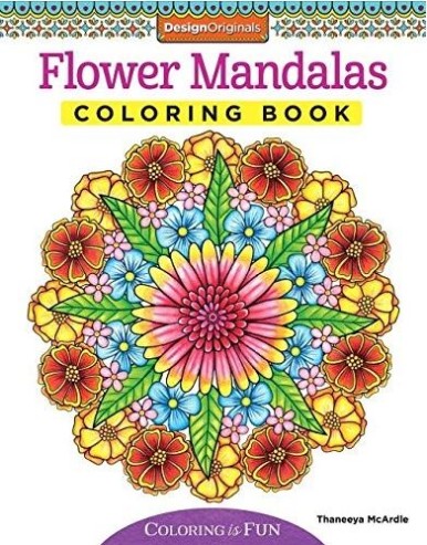 Coloring!! Pretty - Flower Mandalas coloring book
