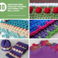 10 Amazing Free Crochet Edging patterns you will love!