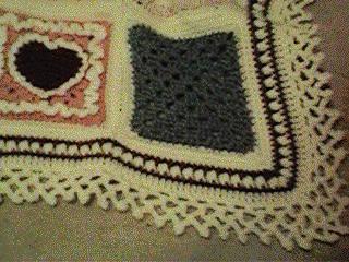 Afghan border crochet pattern
