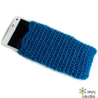 Simplicity Phone Sleeve - free crochet pattern by SimplyCollectibleCrochet.com