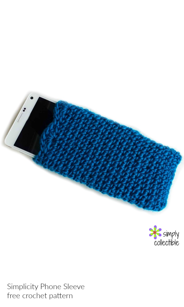 Simplicity Phone Sleeve – free crochet pattern