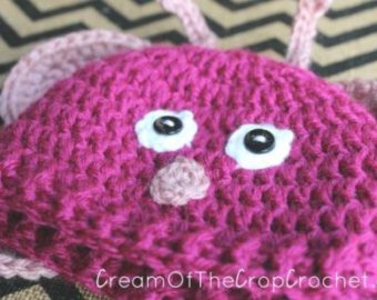 Preemie/Newborn Butterfly Hat crochet pattern