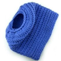 Edgy Messy Bun Hat 2-in-1 crochet pattern & tutorial - Full Beanie, too! (2 sizes)