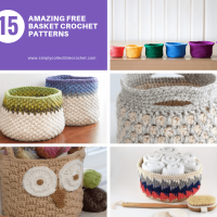 15 Amazing Free Basket crochet patterns