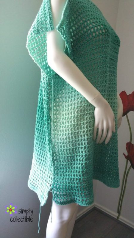 Crochet Tunic Pattern, Coraline’s Endless Summer Cover-up, SimplyCollectibleCrochet.com