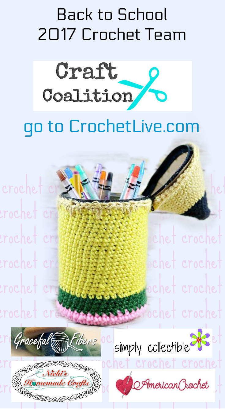 Back to School - CraftCoalition.com 2017 Crochet Team featured pin