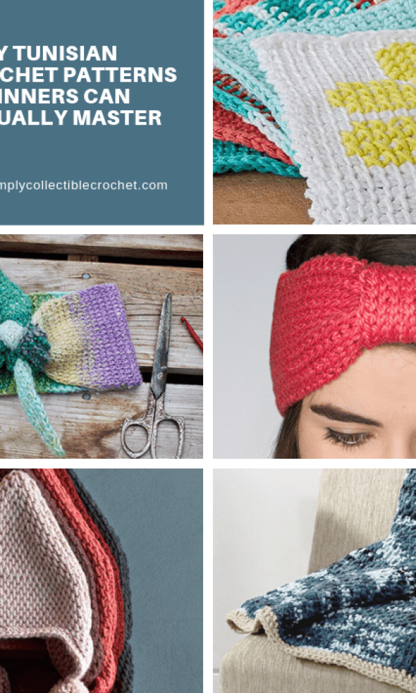 14 Easy Tunisian Crochet Patterns Beginners Can Actually Master