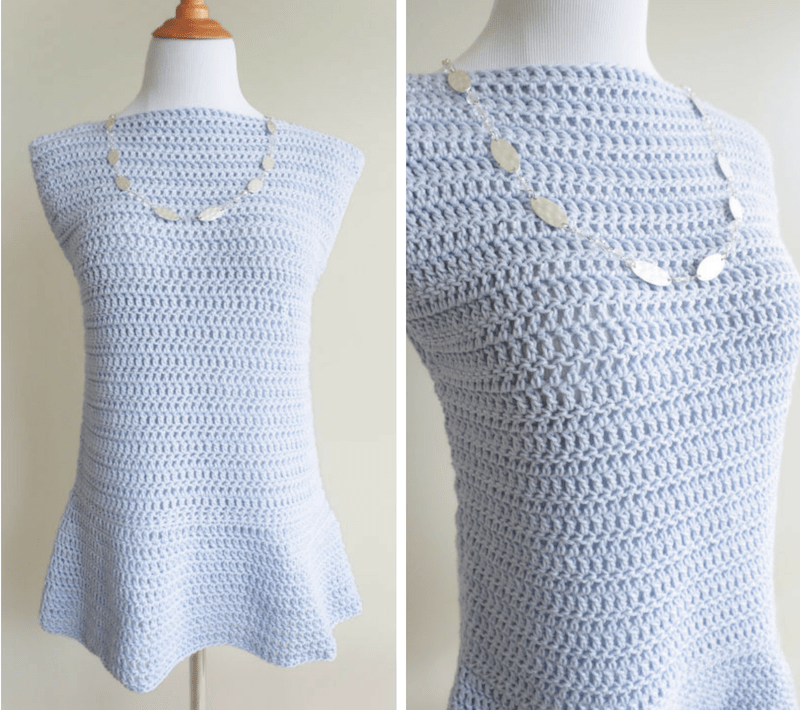 Peplum Top Crochet Pattern