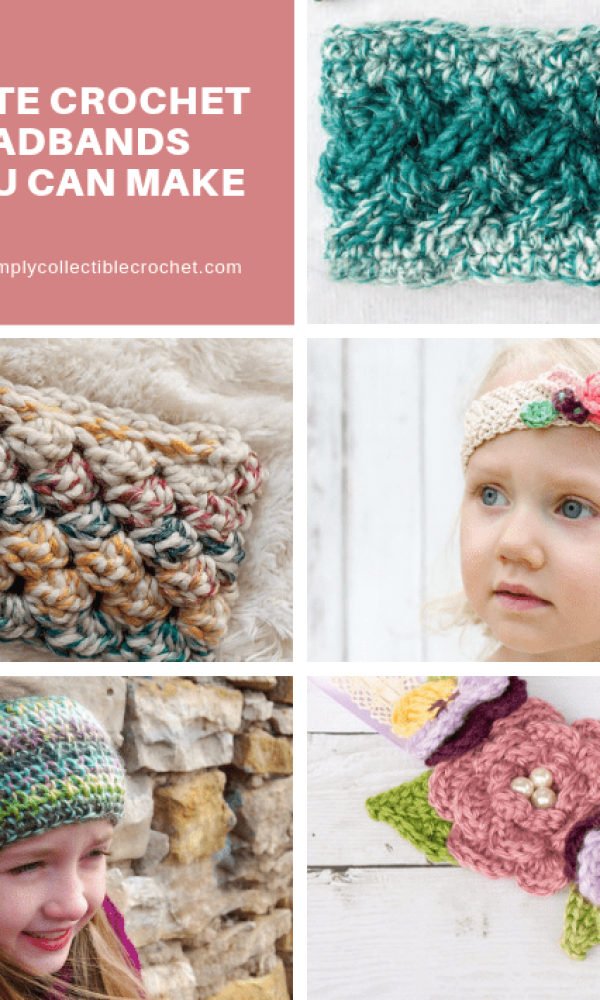 12 Cute Crochet Headbands You Can Make