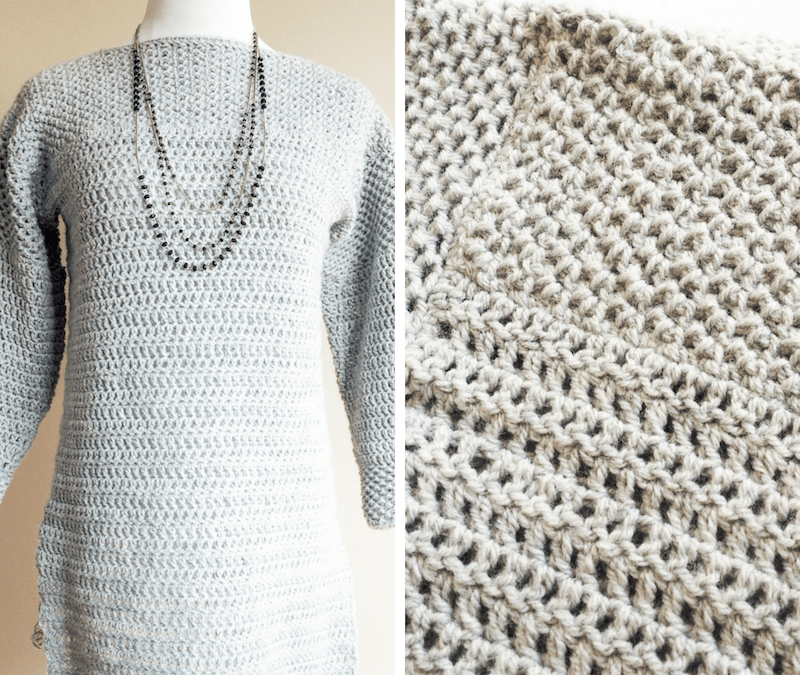Mesh Stitch Sweater Crochet Pattern