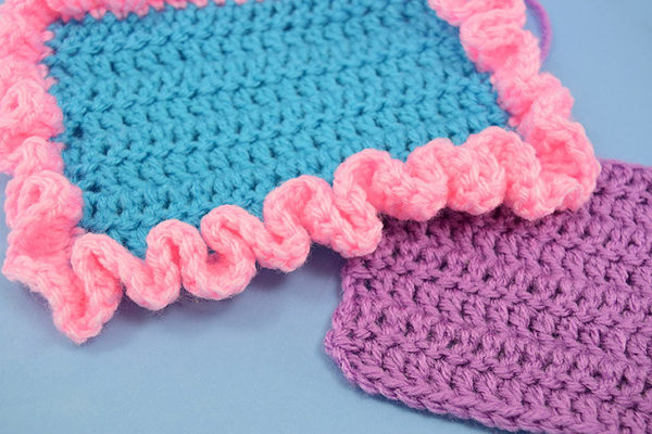 Easy Crochet Ruffle Edge