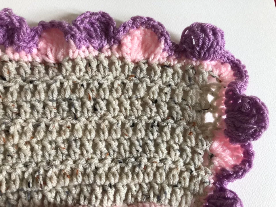 Treble Crochet Shell Edging