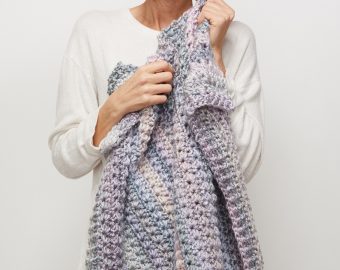 Winter Flower Blanket Crochet Pattern