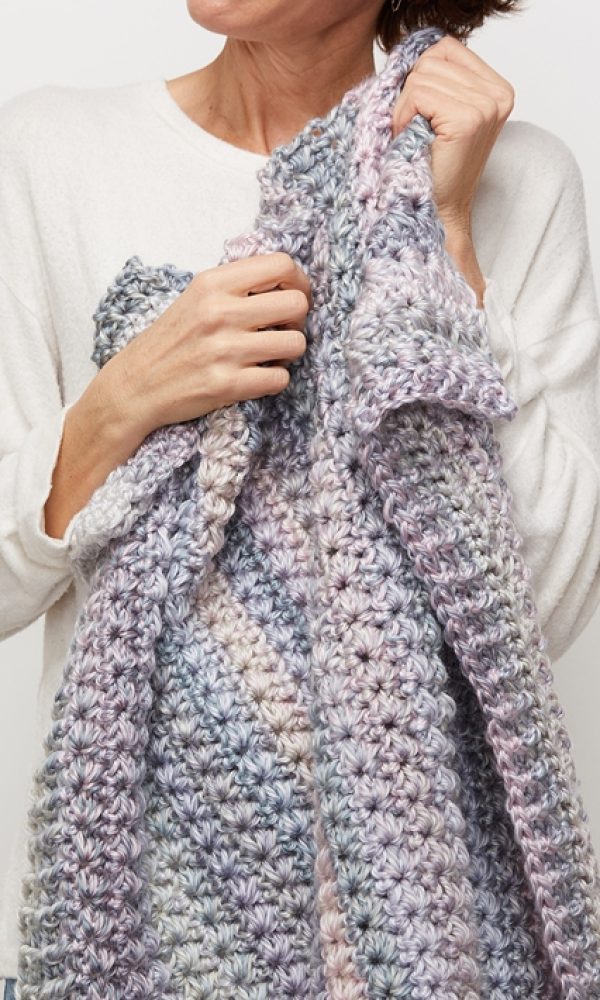 Winter Flower Blanket Crochet Pattern