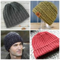 These #CrochetHatPatterns for men are unique, fun to make and stylish. And the best part is they’re all #freecrochetpatterns. #crochetpatterns #easycrochet #easycrochetpatterns