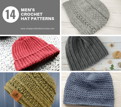14 Men’s Crochet Hat Patterns • Simply Collectible Crochet