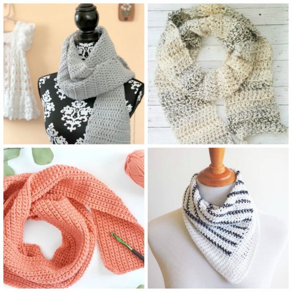 This list of free scarf patterns has crochet for beginners. Choose between these free crochet patterns and get to work on a project you can be proud of. #CrochetScarfPatterns #CrochetScarf #FreeCrochetPatterns