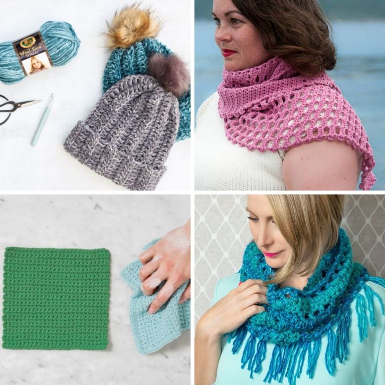 Easy, Pretty, and Free Crochet Flower Pattern with bonus Headband ...