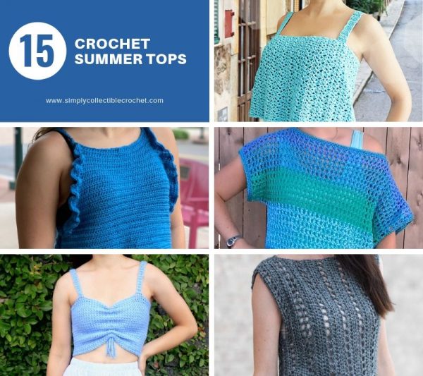Every one of these free crochet summer top patterns are cute and stylish. Grab a crochet hook and start making summer tops for everyone in your life. #FreeCrochetPatterns #CrochetSummerTops #CrochetSummerTopPatterns