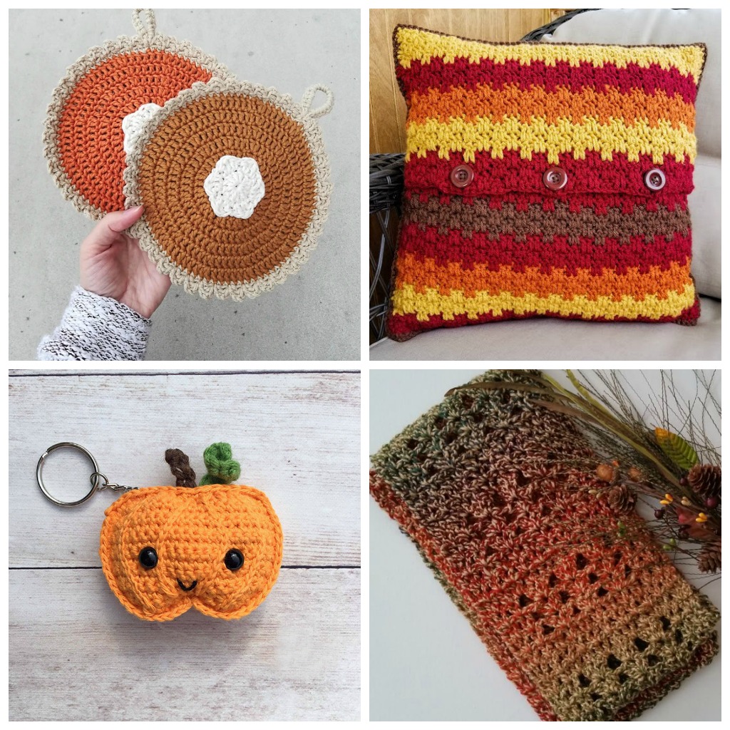 17 Simple Crochet Patterns Perfect for Fall - We have put together a list of simple crochet patterns that remind us all of fall. #simplecrochetpatterns #fallcrochetpatterns #easycrochetpatterns
