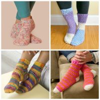 15 Free Crochet Sock Patterns to Keep Your Toes Warm - These free crochet sock patterns are the perfect gift to those who always seem to lose a pair or who prefer to keep their toes toasty at all times. #freecrochetsockpatterns #crochetsockpatterns #crochetpatterns