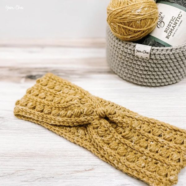 Malia Twisted Crochet Headband